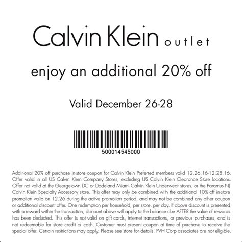 calvin klein usa coupons